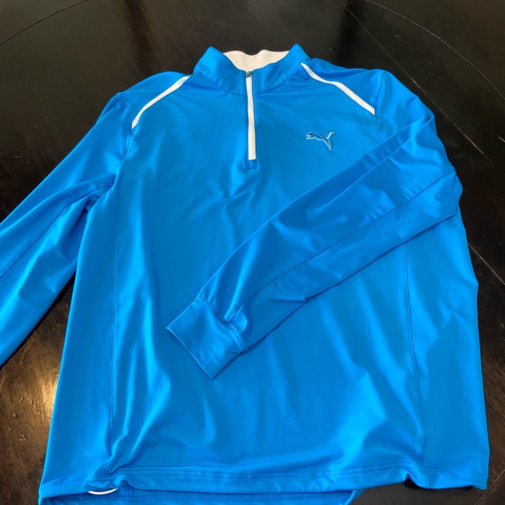 Light Blue Puma Quarter Zip